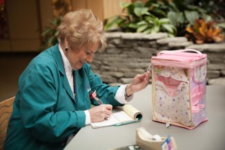 Elaine Gooch has volunteered at genesys for seven years. “It feels good to work toward something that benefits patients, and I’ve made a lot of friends in the process,” she said.