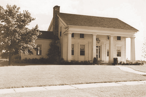 The Begole home, originally located on the corner of Court and Beech Streets, was rumored to have been a stop on the Underground Railroad. The house was moved to Westwood Pkwy. in 1930.