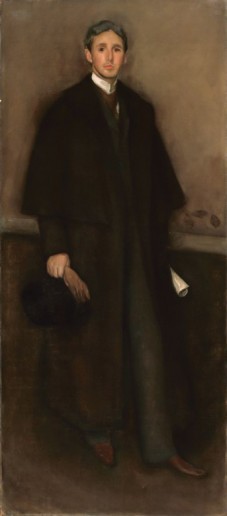 Arrangement in Flesh Color and Brown: Portrait of Arthur Jerome Eddy. By James Whistler, 1894.