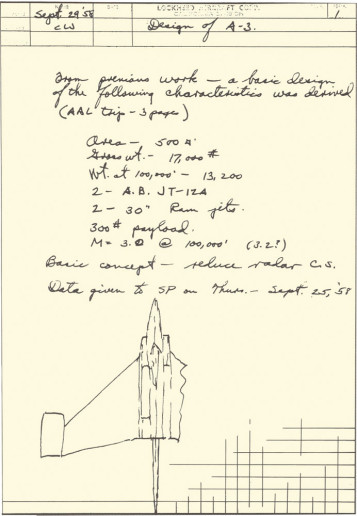 SketchJohnsonLockheedA-3