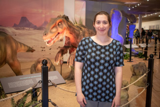 Caitie O’Neill, marketing manager at Sloan Museum and Longway Planetarium 