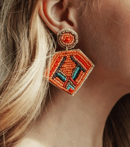 Boho Beaded Earrings